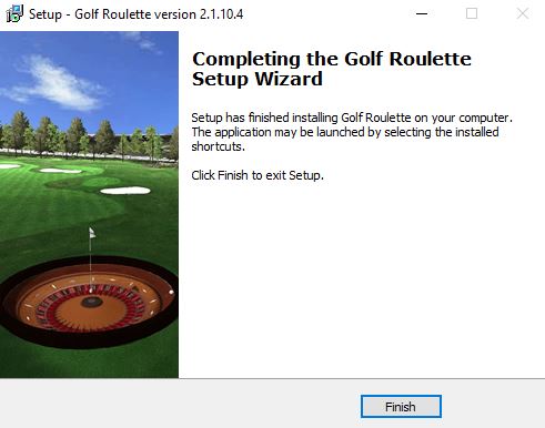6. Golf Roulette Install Finish