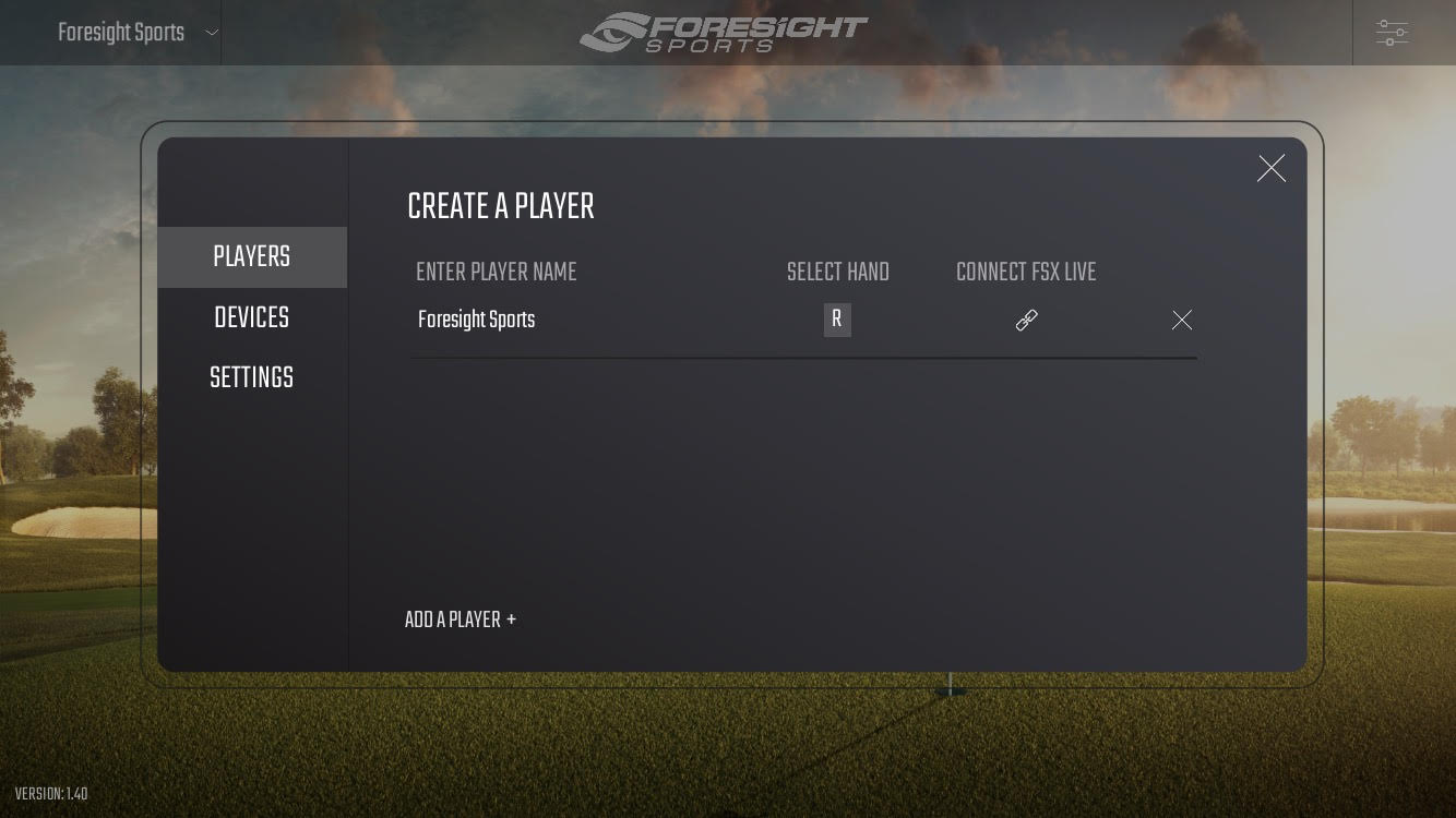 Create a Player Screen