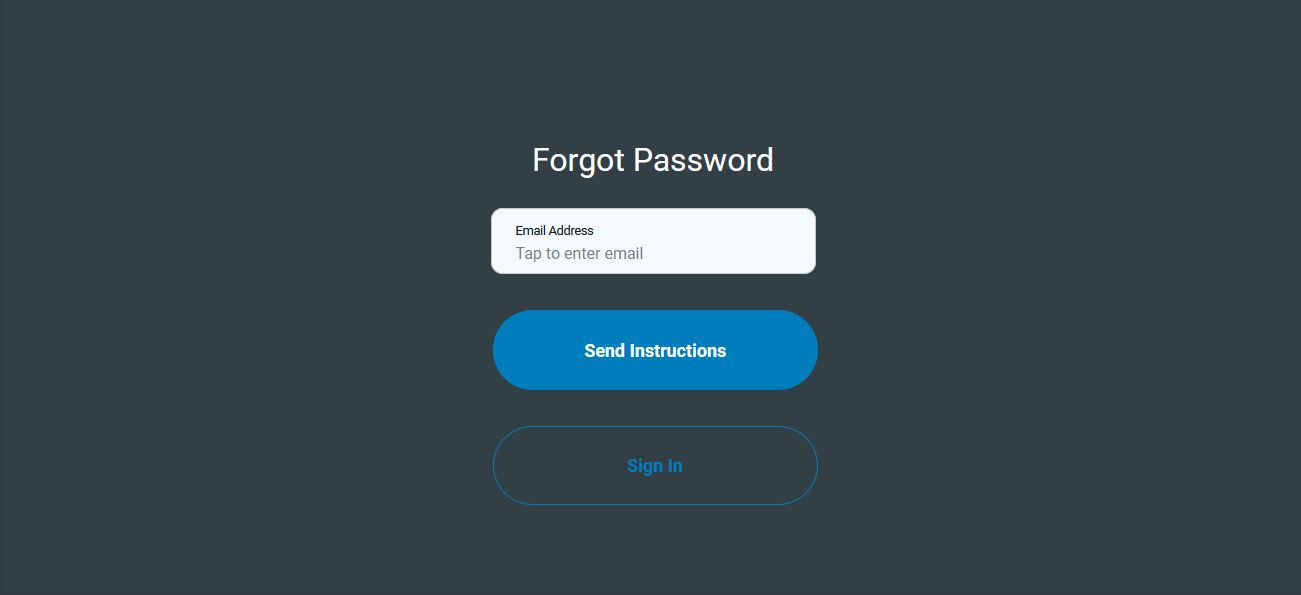 GC3 Forgot Password Sign In Page