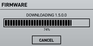 GC3 Downloading Firmware Screen