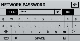 GC3 Network Password Screen