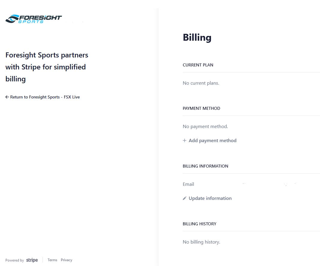 Launch Pro Subscription - Billing Info Screen