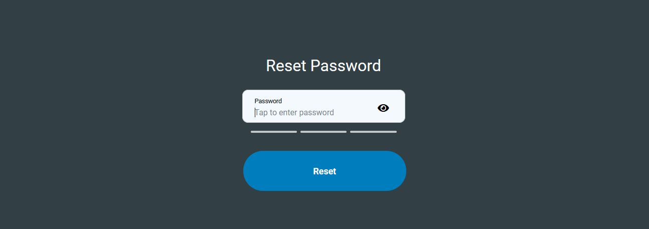 GC3 Reset Password