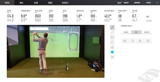 golf simulation screenshot