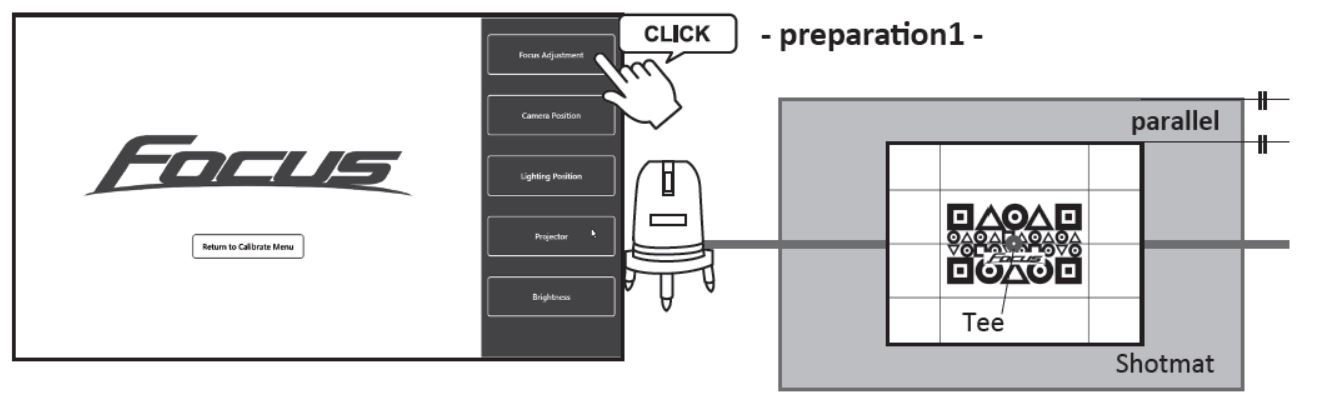 Focus Camera Adjustment
