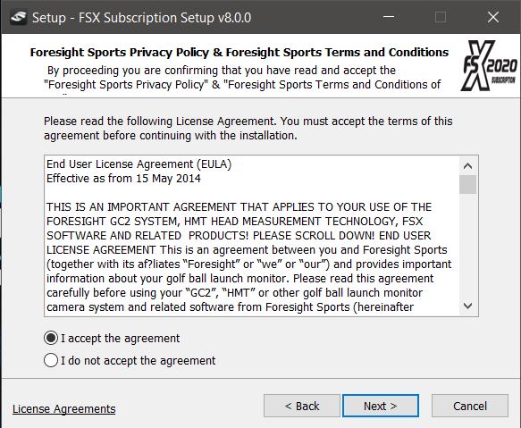 EULA FOR PACKAGE